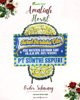 Papan Bunga Duka di Kampung Rakyat